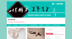 Desktop Screenshot of id-sante.com